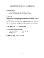 Nghiên cứu sử dụng nguyên liệu từ kén phế để tạo ra sản phẩm có giá trị sử dụng trong may mặc gia đình