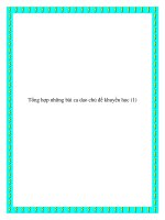 Tổng hợp những bài ca dao chủ đề hiếu học pot