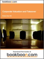 Corporate Valuation and Takeover