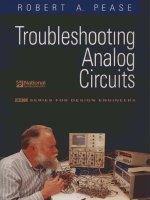 pease, r. a. (1991) troubleshooting analog circuits