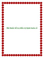 Bài thuốc hỗ trợ điều trị bệnh bướu cổ pot