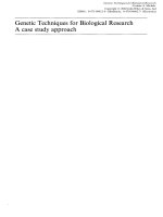 genetic techniques for biological research