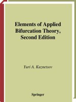 kuznetsov yu.a. elements of applied bifurcation theory (2ed, springer, 1998)