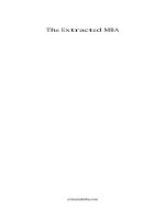 the extracted mba   a topical reference for the contemporary mba