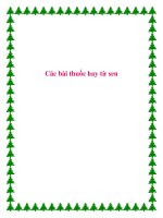 Các bài thuốc hay từ sen potx