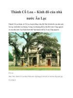 Thành Cổ Loa – Kinh đô của nhà nước Âu Lạc doc