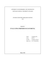 EVALUATING PERFORMANCE OF DRUPAL