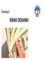 Slide quản trị kinh doanh chương 2: Kinh doanh