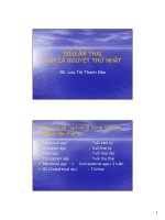 Siêu âm thai tam cá nguyệt thứ nhất potx