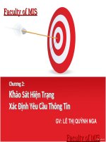 Bài giảng Hệ thống thông tin: Chương 2 - GV. Lê Thị Quỳnh Nga
