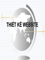 Bài giảng - Giáo án: Bài giảng học cách thiết kế website