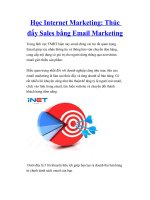 Thúc đẩy Sales bằng Email Marketing docx