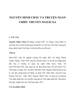NGUYỄN MINH CHÂU VÀ TRUYỆN NGẮN CHIẾC THUYỀN NGOÀI XA doc