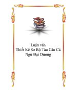 Luận văn: Thiết Kế Sơ Bộ Tàu Câu Cá Ngừ Đại Dương