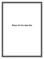 Rượu bổ cho mùa thu potx