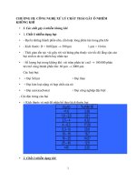 bài giảng môn công nghệ môi trường chương 3: Công nghệ xử lý chất thải