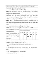 Bài giảng chiến lược thương hiệu