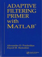 adaptive filtering primer with matlab - poularikas and ramadan