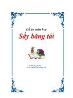 Đồ án môn học sấy băng tải   luận văn, đồ án, đề tài tốt nghiệp