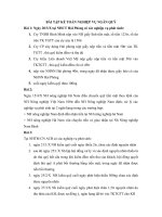 Bài tập môn kế toán ngân hàng