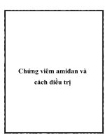Chứng viêm amiđan và cách điều trị pptx
