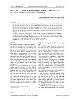 PHÂN TÍCH CÁC NHÂN TỐ ẢNH HƯỞNG ĐẾN HIỆU QUẢ CANH TÁC TRÊN ĐẤT DỐC Ở HUYỆN MÙ CĂNG CHẢI, TỈNH YÊN BÁI pdf