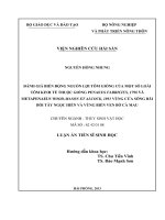 Đề tài  đánh giá sự biến động nguồn lợi tôm giống của một số loài tôm kinh tế thuộc giống penaeus fabricius và metapenaeus wood   mason et alcock vùng cửa sông bãi bồi tây ngọc hiển và vùng biển ven bờ cà mau