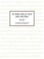 Từ điển thuật ngữ môi trường