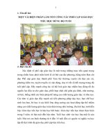 Một vài biện pháp làm tốt công tác phổ cập đúng độ tuổi