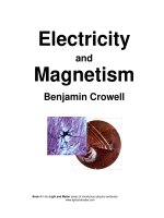 crowell. electricity and magnetism