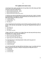 Trắc nghiệm môn Quản trị học