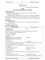 GIÁO ÁN LỚP 4 TUẦN 24