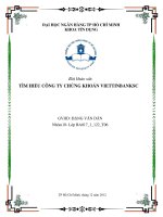 TÌM HIỂU CÔNG TY CHỨNG KHOÁN VIETTINBANKSC