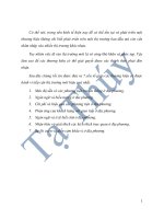 Thị trường bia Heniken tại Việt Nam potx