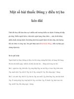 Một số bài thuốc Đông y điều trị ho kéo dài pdf