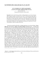 SỰ VẬN ĐỘNG CỦA THỂ LOẠI BI KỊCH (TỪ HY LẠP CỔ ĐẾN THỜI ĐẠI PHỤC HƯNG) doc
