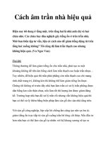 Cách âm trần nhà hiệu quả pdf