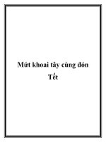 Mứt khoai tây cùng đón Tết doc
