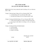 thiết kế xấp xỉ liên tục khâu điều chỉnh vị trí động cơ dc servo harmonic rhs 17-3006