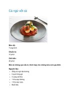 Cá ngừ xốt cà pot