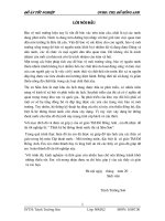 THIẾT KẾ HỆ THỐNG THOÁT NƯỚC THỊ XÃ SẦM SƠN - ĐỒ ÁN TỐT NGHIỆP