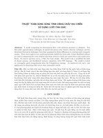 Thuật toán song song tính dòng chảy hai chiều sử dụng lưới tam giác. ppt