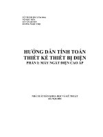 hướng dẫn tính toán thiết kế thiết bị điện