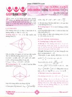 Sự tương giao đường thẳng và đường tròn