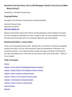 Symmetry Financial Group: How to Sell Mortgage Protection Insurance and Make Money Doing It! docx