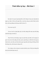 Tinh thần tự học - Bài làm 1 pptx