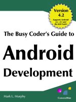 The busy coder’s guide to android development (2012, v  4 2, murphy m  l )