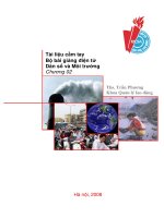 Bài giảng dân số môi trường 1 - Ths Trần Phương