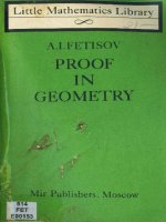 proof in geometry (chứng minh trong hình học) in by a. i. fetisov