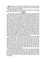 Giáo án Bài giảng về: Đề cương ôn tập thi môn tư tưởng Hồ Chí Minh (Full)